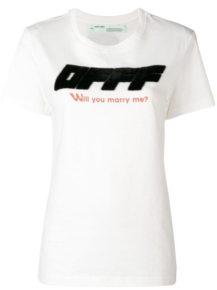 Off-white Will You Marry Me T-shirt