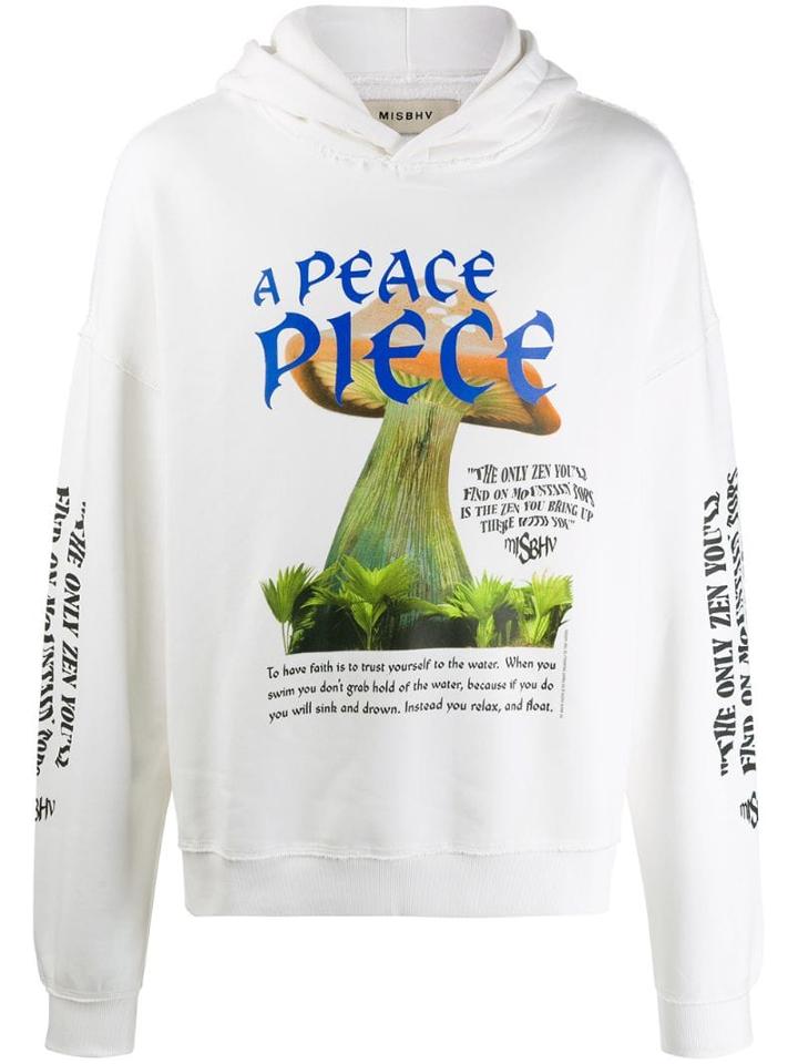 Misbhv Graphic Print Hoodie - White