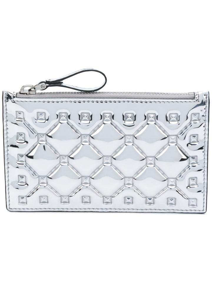 Valentino Coin Purse And Card Case - Metallic