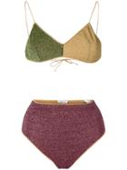 Oseree Bikini Set - Pink & Purple
