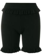 Kenzo Ribbed Knit Shorts - Black