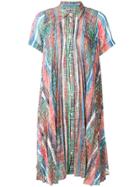 Marco De Vincenzo Printed Shirt Dress - Multicolour