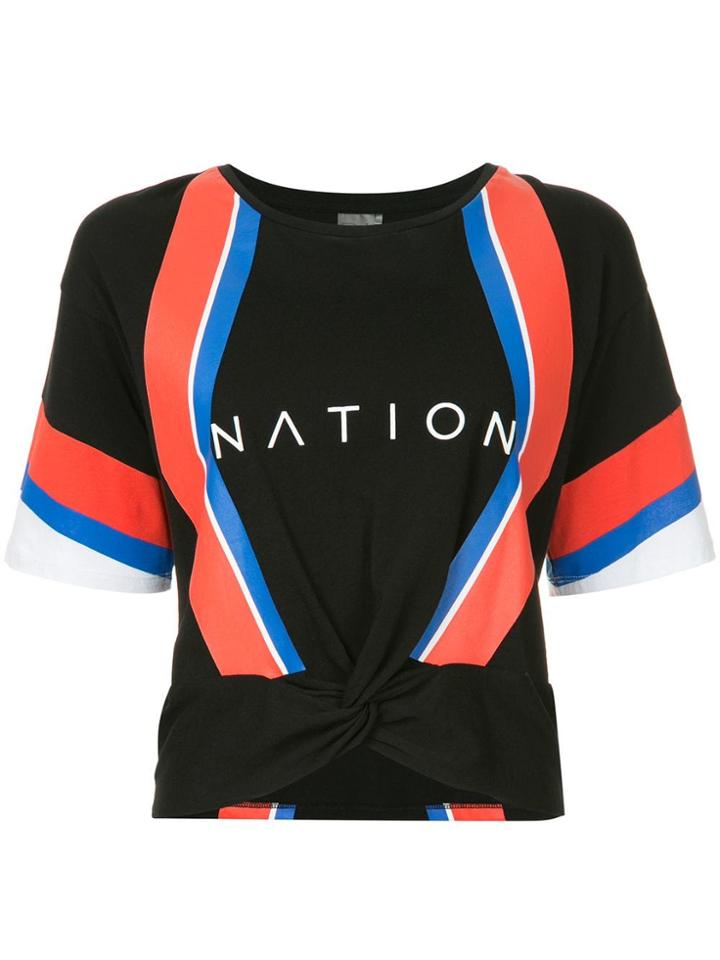 P.e Nation Bench Sprint T-shirt - Black