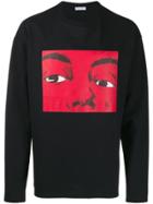 Jw Anderson Logo Stamp Crewneck Sweater - Black