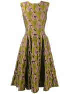 Emilia Wickstead 'mercedes' Dress, Women's, Size: 8, Green, Silk/polyamide/polyester