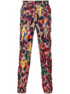 Versace Camouflage Tapered Trousers - Multicolour