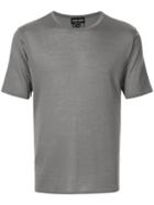 Giorgio Armani Fine Knit T-shirt - Grey