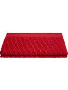 Fendi Ff Logo Beach Towel - Red