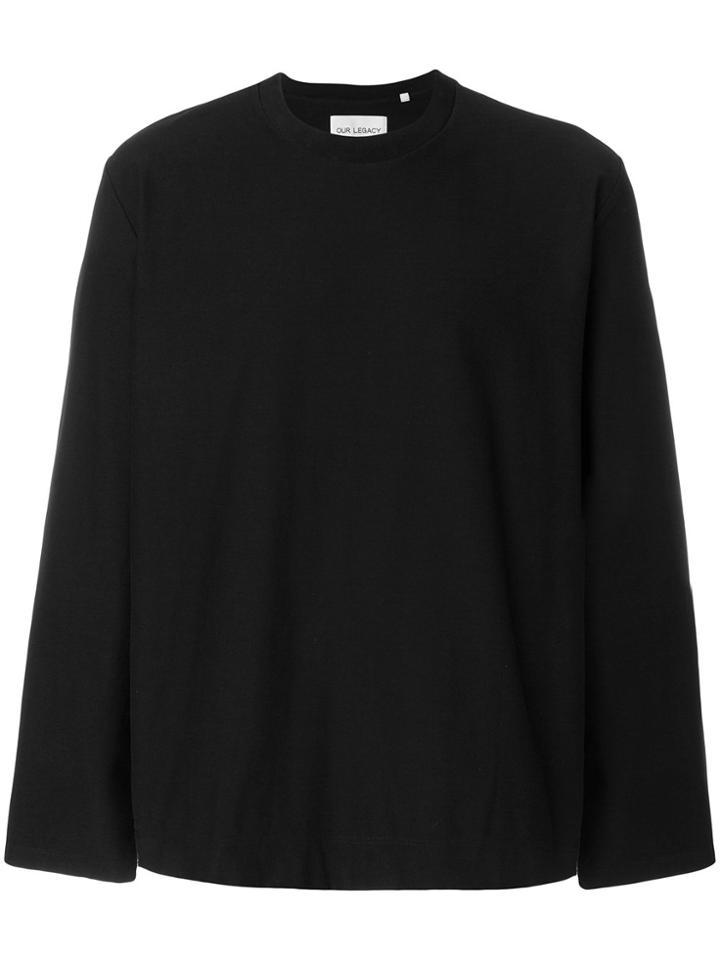 Our Legacy Boxy Fit Sweatshirt - Black