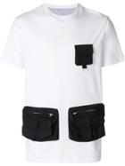 Lc23 Zipped Patch Pocket Tee - White