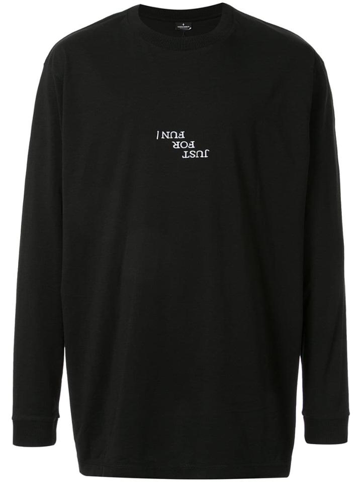 Marcelo Burlon County Of Milan Oversized Ghost House T-shirt - Black