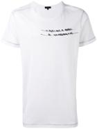 Printed T-shirt - Men - Cotton - L, White, Cotton, Ann Demeulemeester Grise