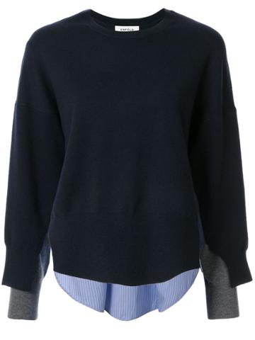 Enföld Layered Jumper - Blue