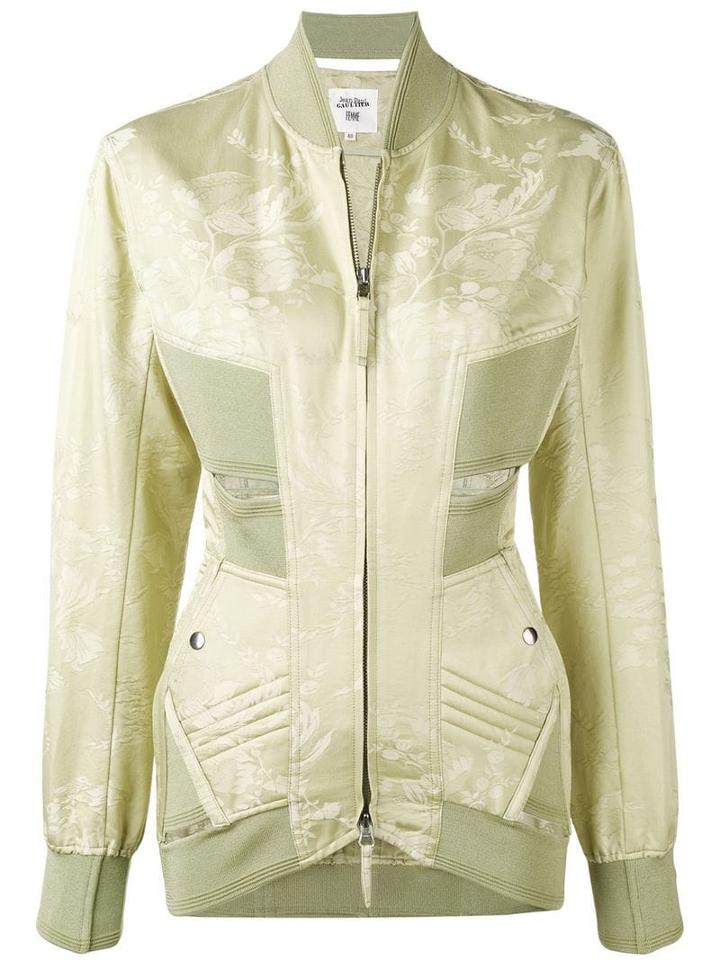 Jean Paul Gaultier Pre-owned Fitted Cut Out Detailing Jacket - Green