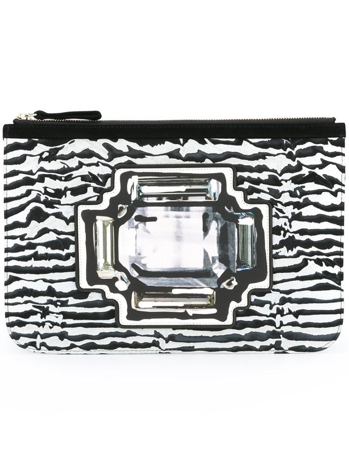 Pierre Hardy 'gem Pouch' Clutch, Women's, Black
