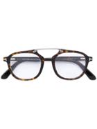 Tom Ford Eyewear Tortoiseshell Effect Glasses - Brown