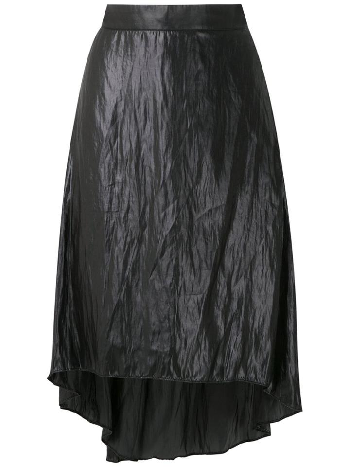 Uma Raquel Davidowicz Malone Midi Silky Skirt - Grey
