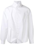 J.w.anderson Bold Shoulder Shirt, Men's, Size: 48, White, Cotton