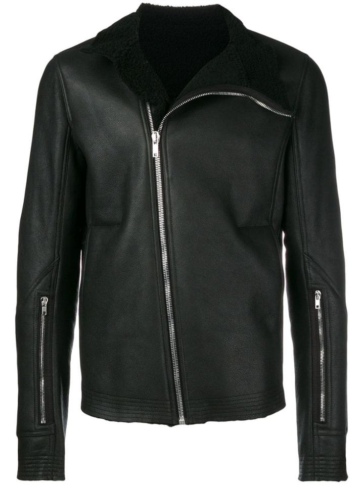Rick Owens Sisyphus Mollino Biker Jacket - Black