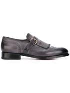 Santoni Buckle Brogues - Grey