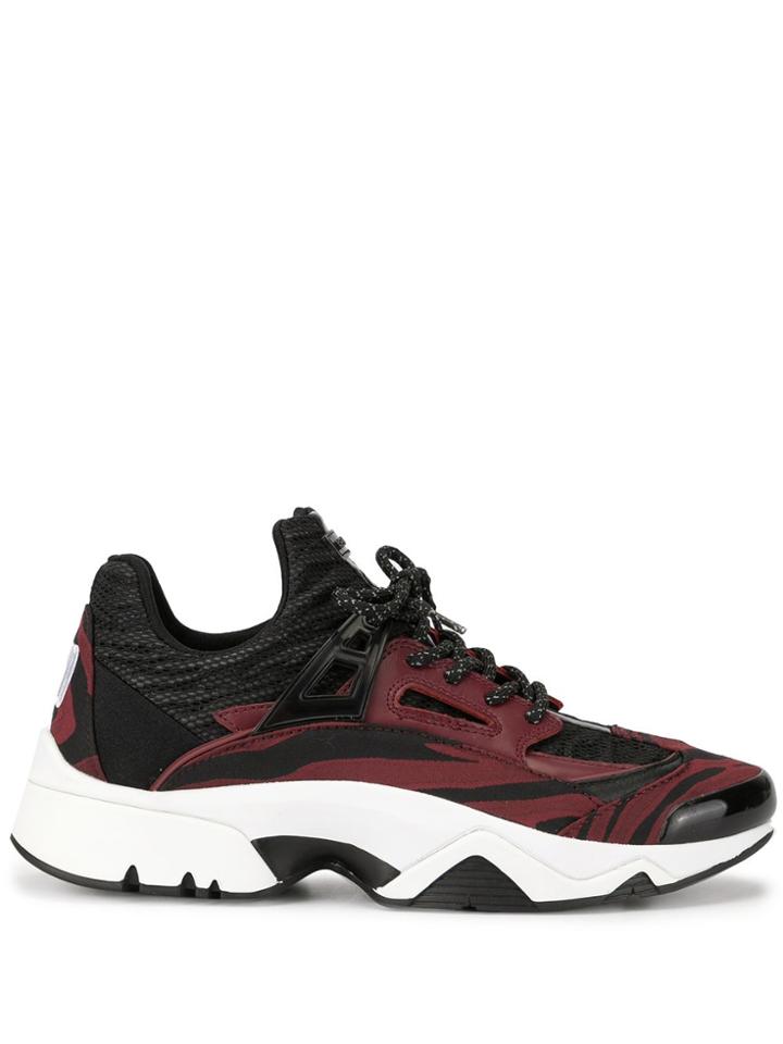 Kenzo Sonic Moire Tiger Trainers - Black