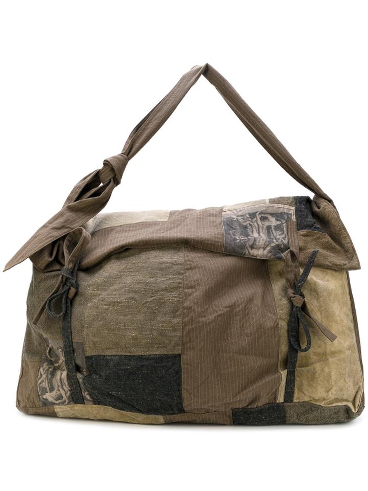 Ziggy Chen Oversized Shoulder Bag - Green