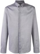 Emporio Armani Classic Shirt, Men's, Size: 42, Grey, Cotton