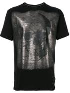 Philipp Plein - Metallic Skull Print T-shirt - Men - Cotton - Xl, Black, Cotton
