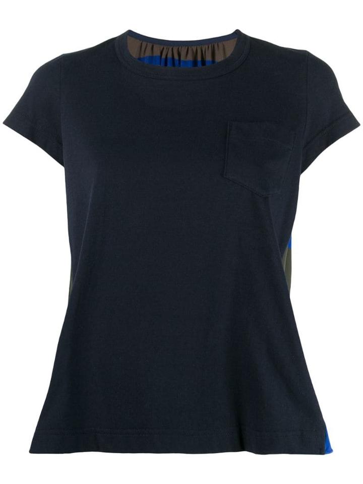 Sacai Printed Logo T-shirt - Black