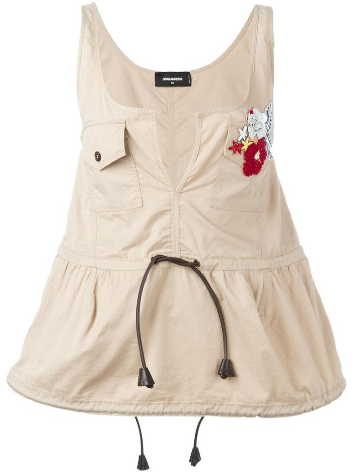 Dsquared2 Sequin Embroidery Top