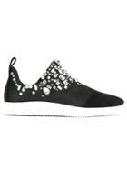 Giuseppe Zanotti Design Gemma Crystal Sneakers - Black