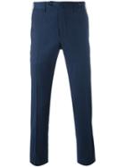 Pt01 Slim-fit Trousers, Men's, Size: 48, Blue, Virgin Wool