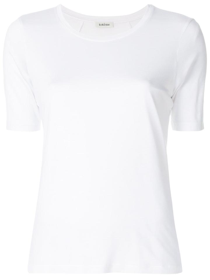 Toteme Round Neck T-shirt - White