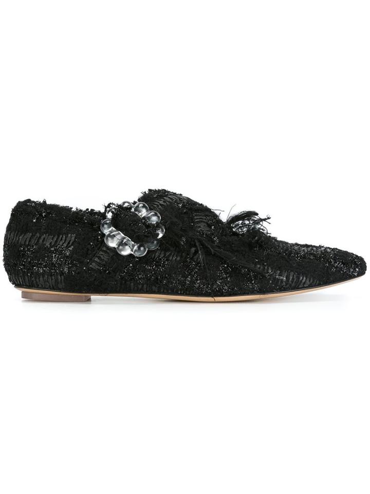 Simone Rocha Tweed Ballerinas