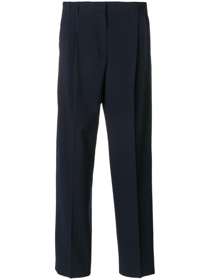 Ps By Paul Smith High-waisted Tailored Trousers - Blue