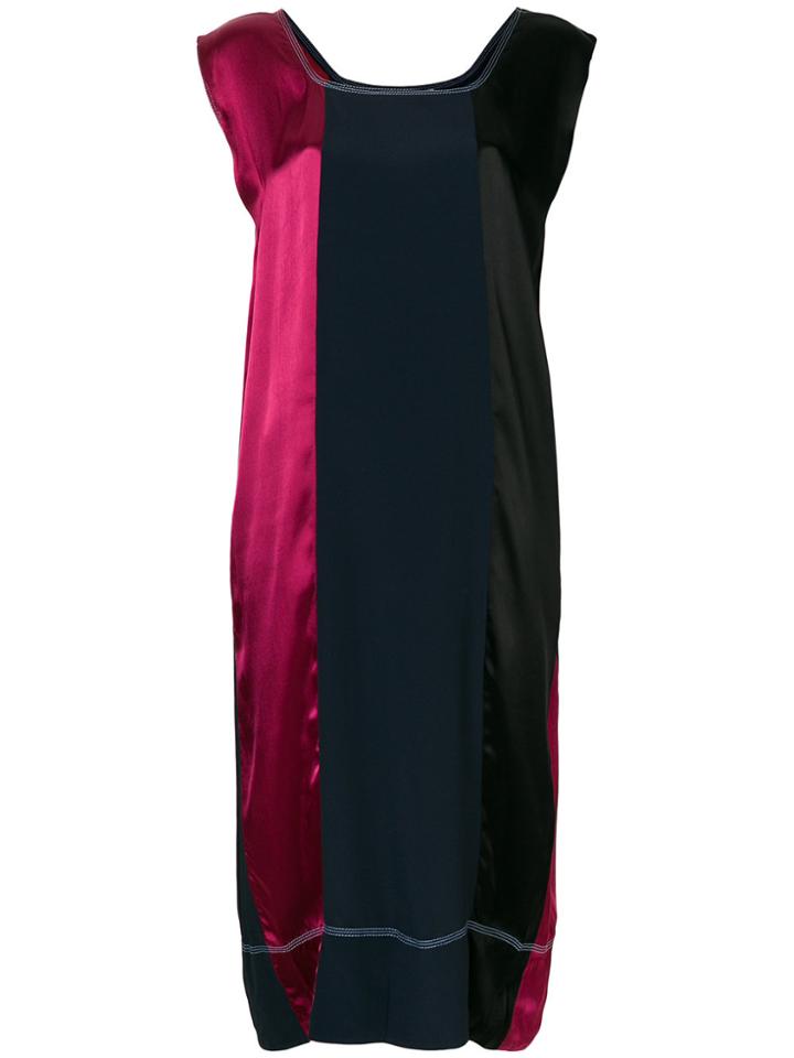 Marni Contrast Panel Dress - Black