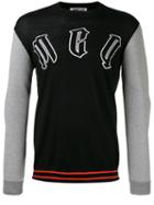 Mcq Alexander Mcqueen - Contrast Knitted Sweater - Men - Cotton/polyamide/polyester/wool - L, Black, Cotton/polyamide/polyester/wool