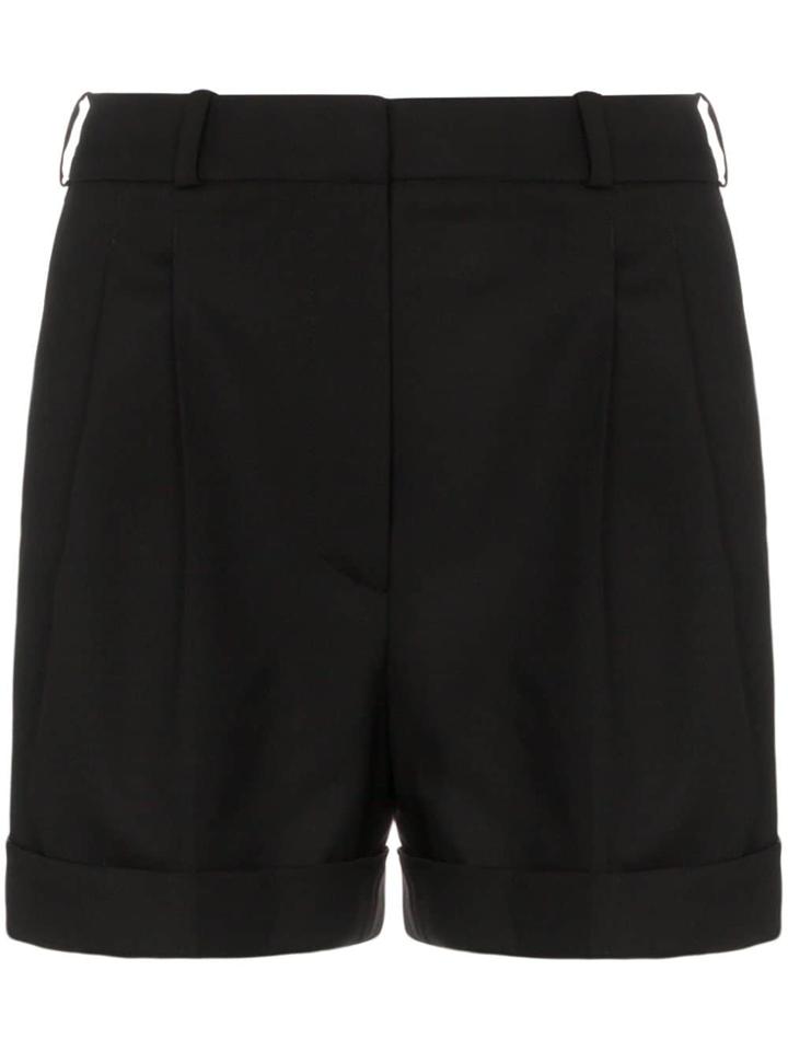 Racil City High Waisted Tailored Shorts - Black