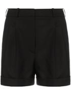 Racil City High Waisted Tailored Shorts - Black