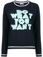 P.a.r.o.s.h. Do What You Want Sweater - Blue