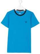 Armani Junior Teen Chest Logo T-shirt - Blue