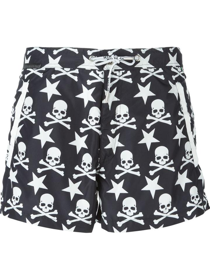 Philipp Plein 'tubels' Swim Shorts