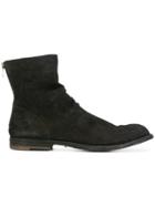 Officine Creative Distressed Fitted Boots - Black