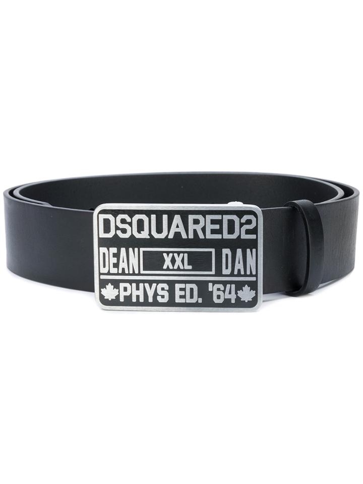 Dsquared2 Phys Ed Buckle Belt - Black