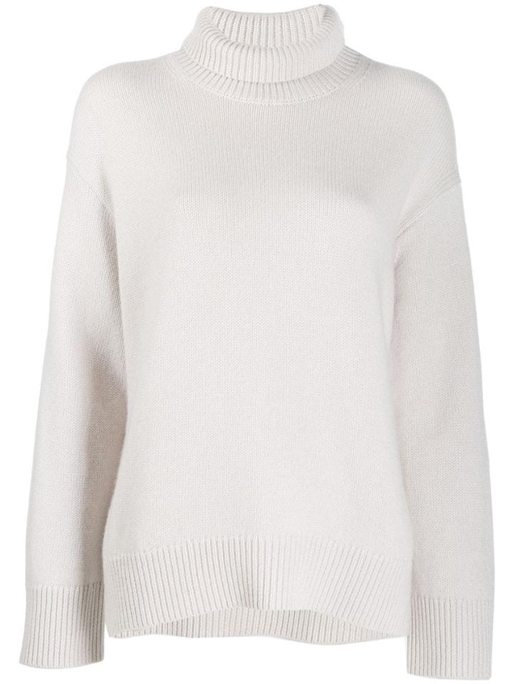 Sminfinity Turtleneck Knit Jumper - Neutrals