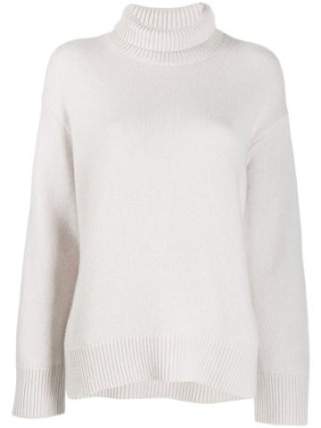 Sminfinity Turtleneck Knit Jumper - Neutrals