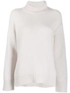 Sminfinity Turtleneck Knit Jumper - Neutrals