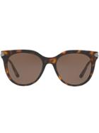 Dolce & Gabbana Eyewear Tortoiseshell-effect Round Sunglasses - Brown