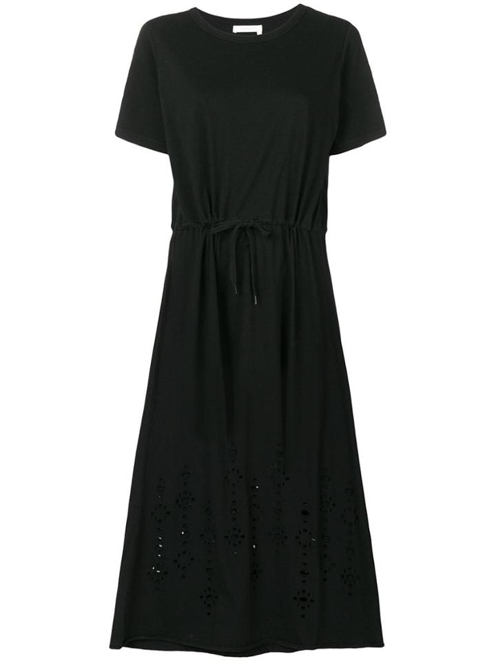See By Chloé Drawstring T-shirt Dress - Black