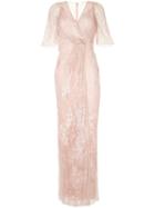 Jenny Packham Embellished Dress - Pink